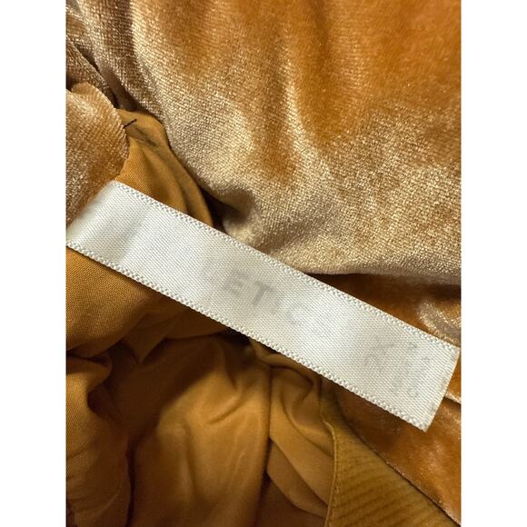 Fabletics Wander Brown Velvet Velour Zip Up High Neck Puffer Coat Jacket Size 2X - Picture 4 of 5